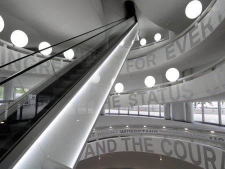 shopping escalator