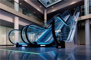 moving stairs escalator