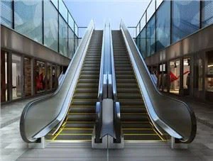 Indoor Escalator With Safety Boundary